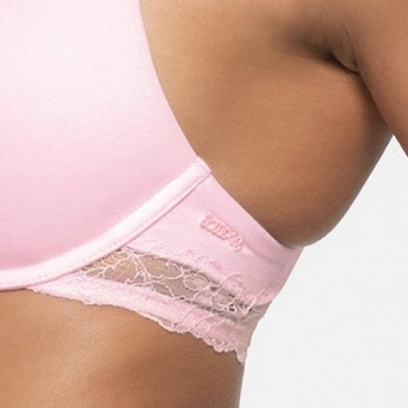 🌸SKIMS COTTON LACE PLUNGE BRA IN CHERRY BLOSSOM 34C - Picture 9 of 9